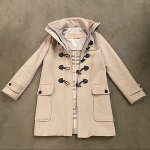 Burberry Brit Classic Wool Duffle Coat SZ US4